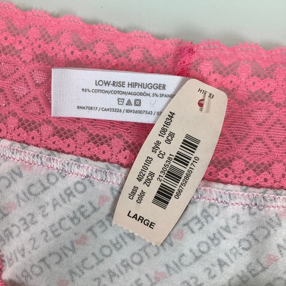 Victoria’s Secret Low Rise Hiphugger Logo panty size L NWT - Picture 4 of 8
